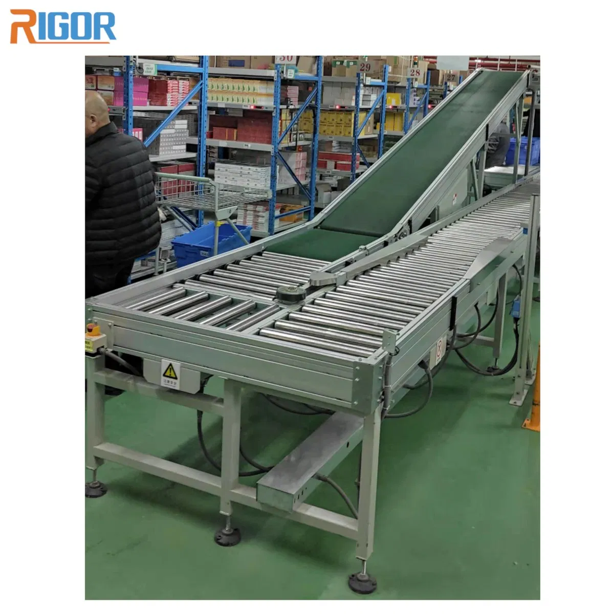 Industrial Belt Conveyor Automated Conveyor System Material Handling Belt Conveyor System