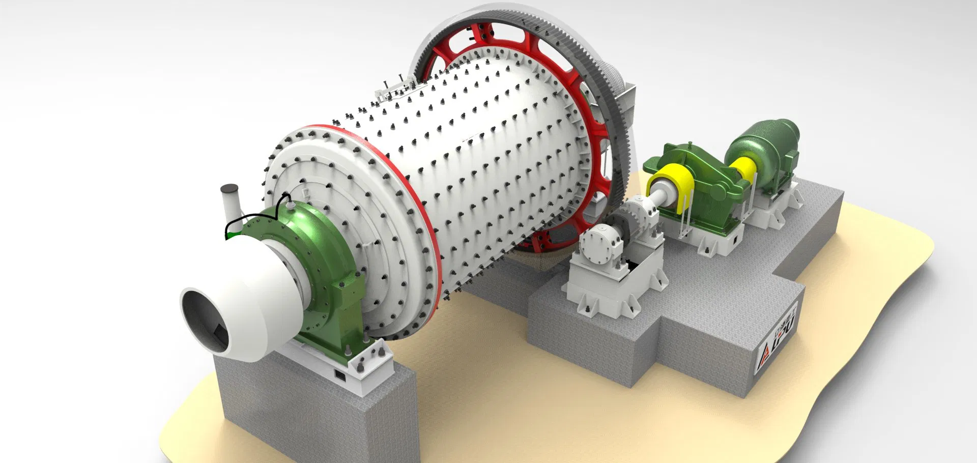 High-Performance Ball Mill System with Classifier for Cement Plant and Mineral Processing