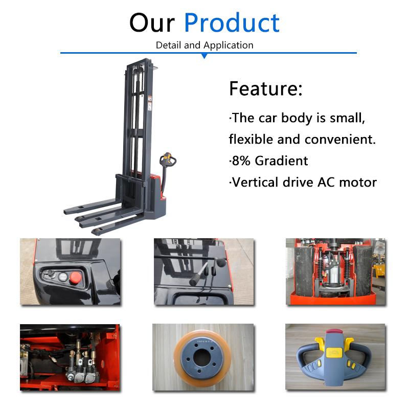 Electric Powered Forklift Truck 3 Ton Lifting Equipment