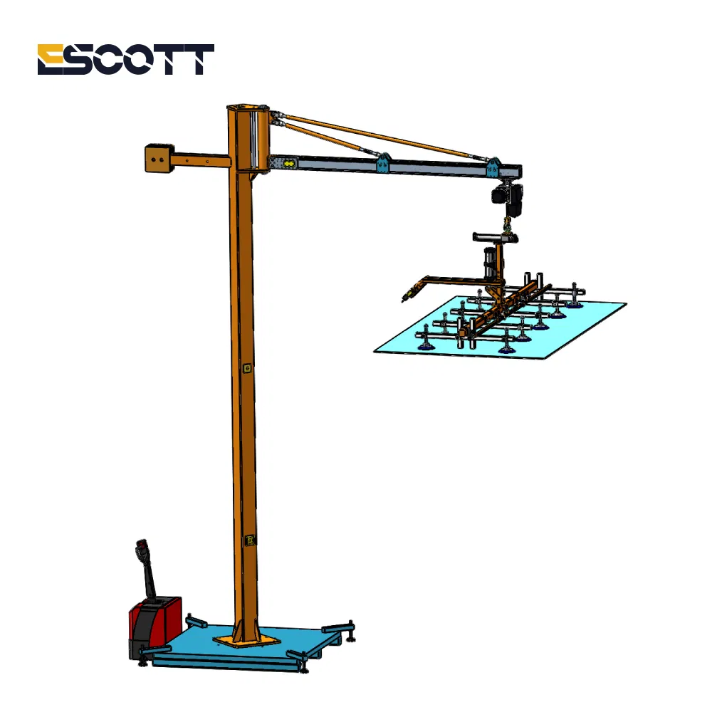High-Performance Electric Drive Truss Crane System for Heavy Lifting
