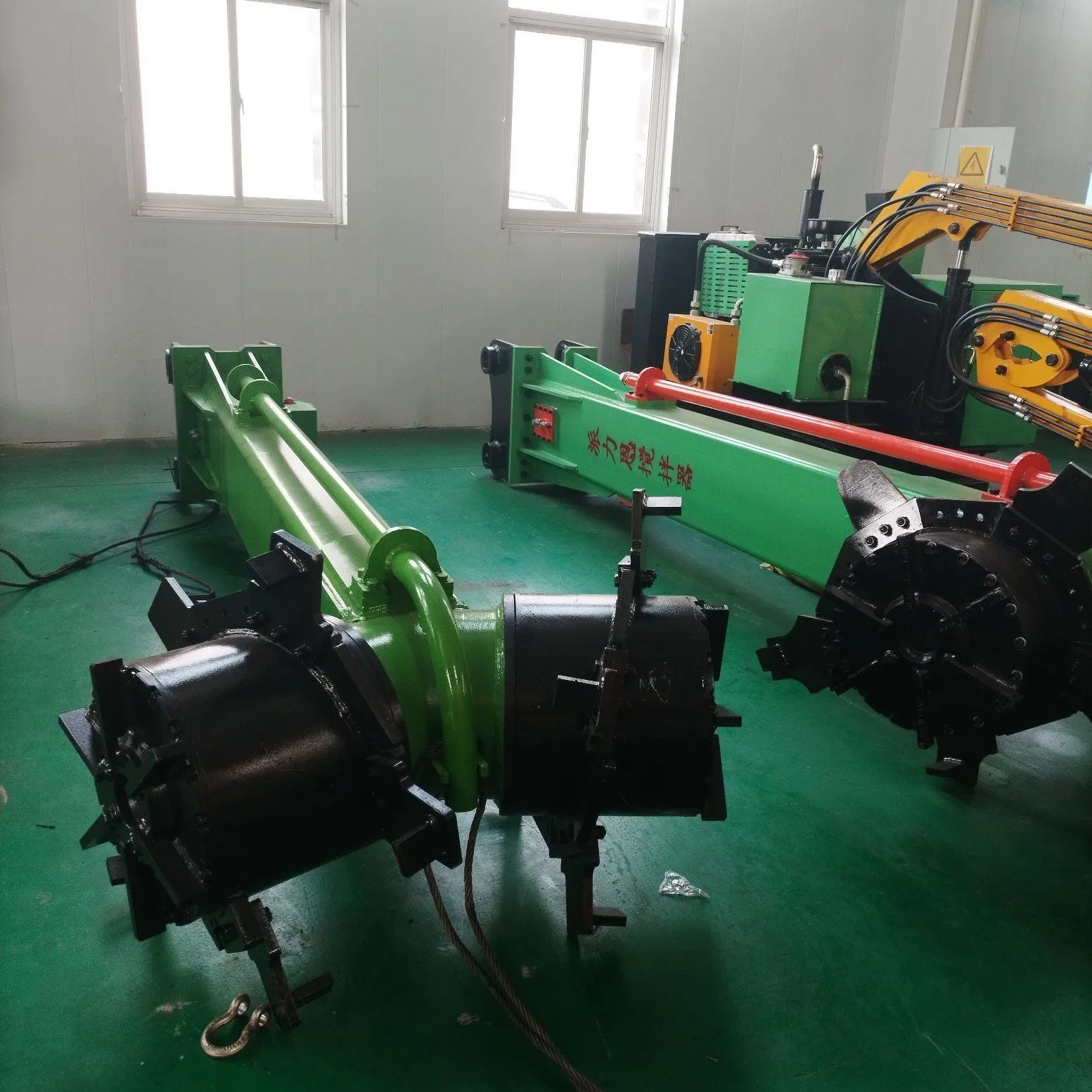 Excavator Power Mixing Attachment Soil in Situ Mixing Machine