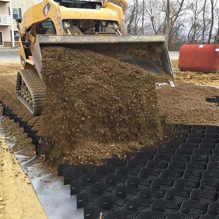 100-445 200-445 HDPE Geocell Cellular Confinement System 2.56X8.35m for Erosion Control and Road Construction