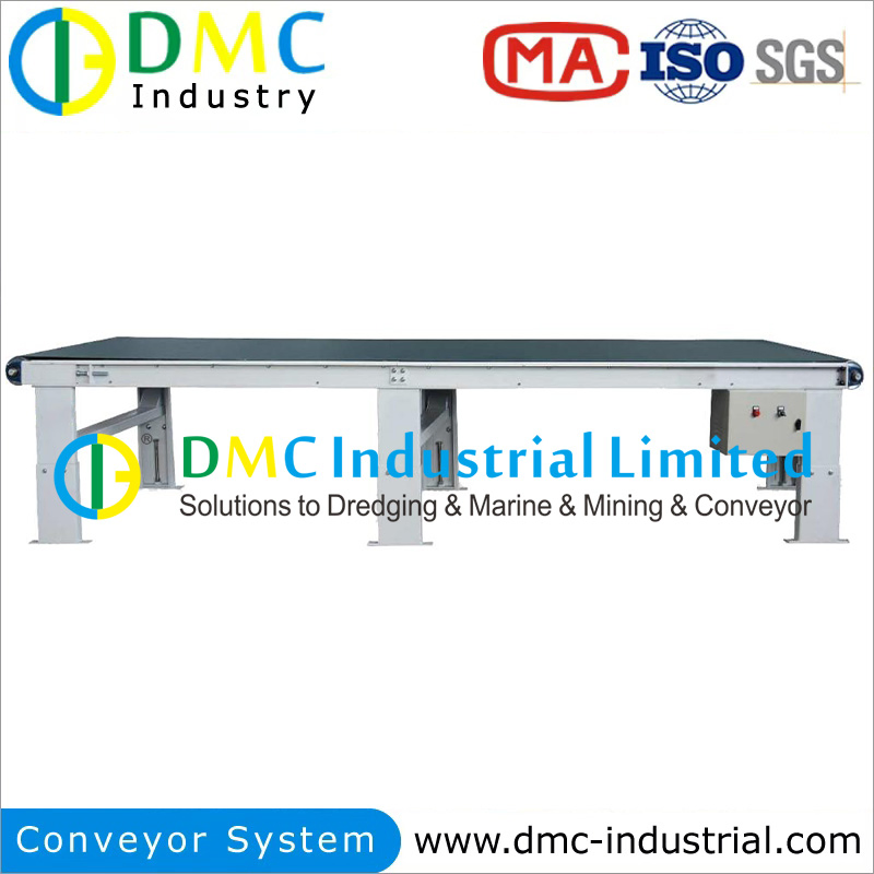 Heavy-Duty Nylon Industrial Belt Conveyor with Adjustable Speed for Mining Ore Handling