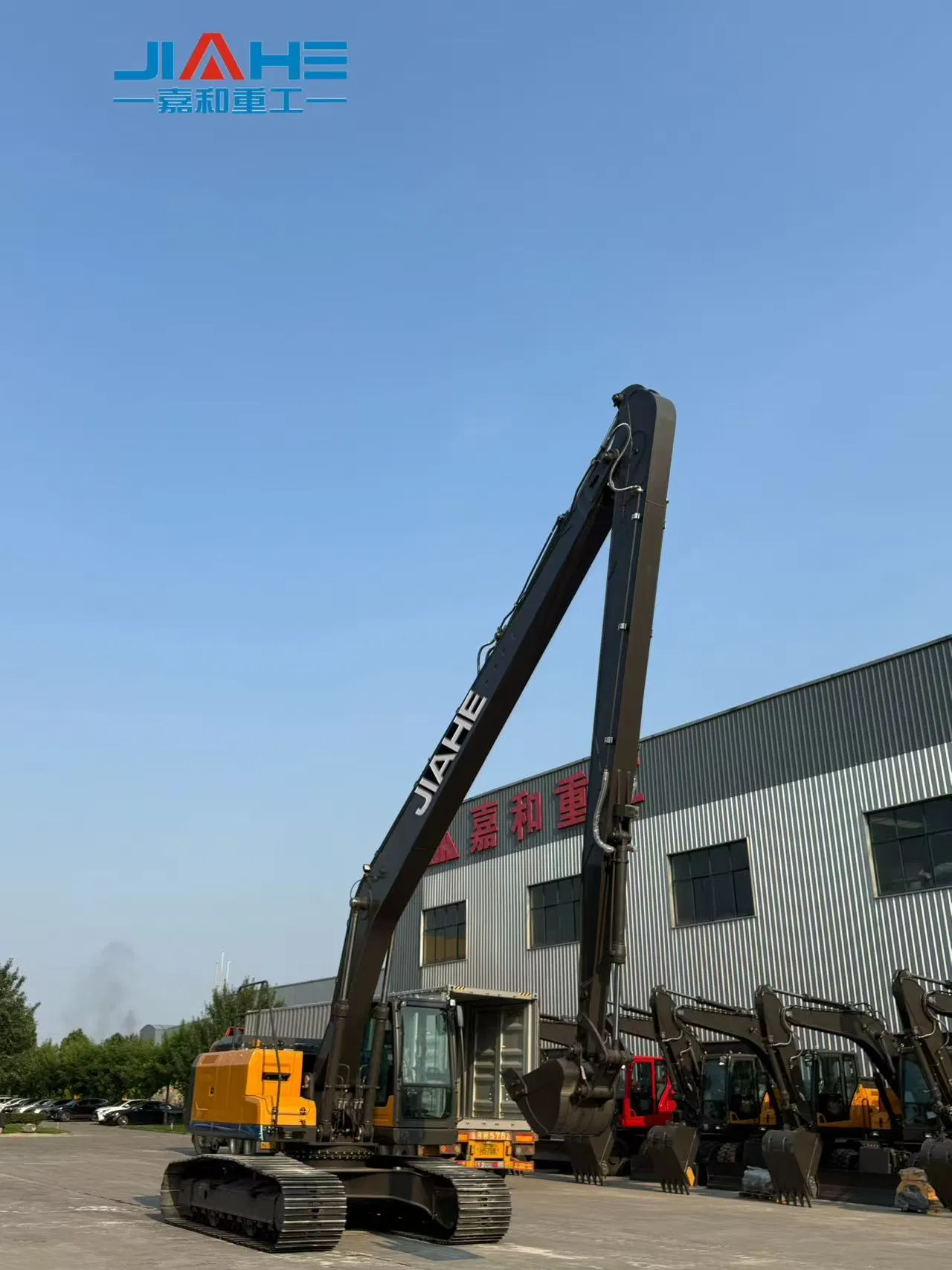 Jiahe Heavy Duty Excavator 23 Ton Long Reach Boom Hydraulic Crawler Machine for Deep Excavation River Dredging