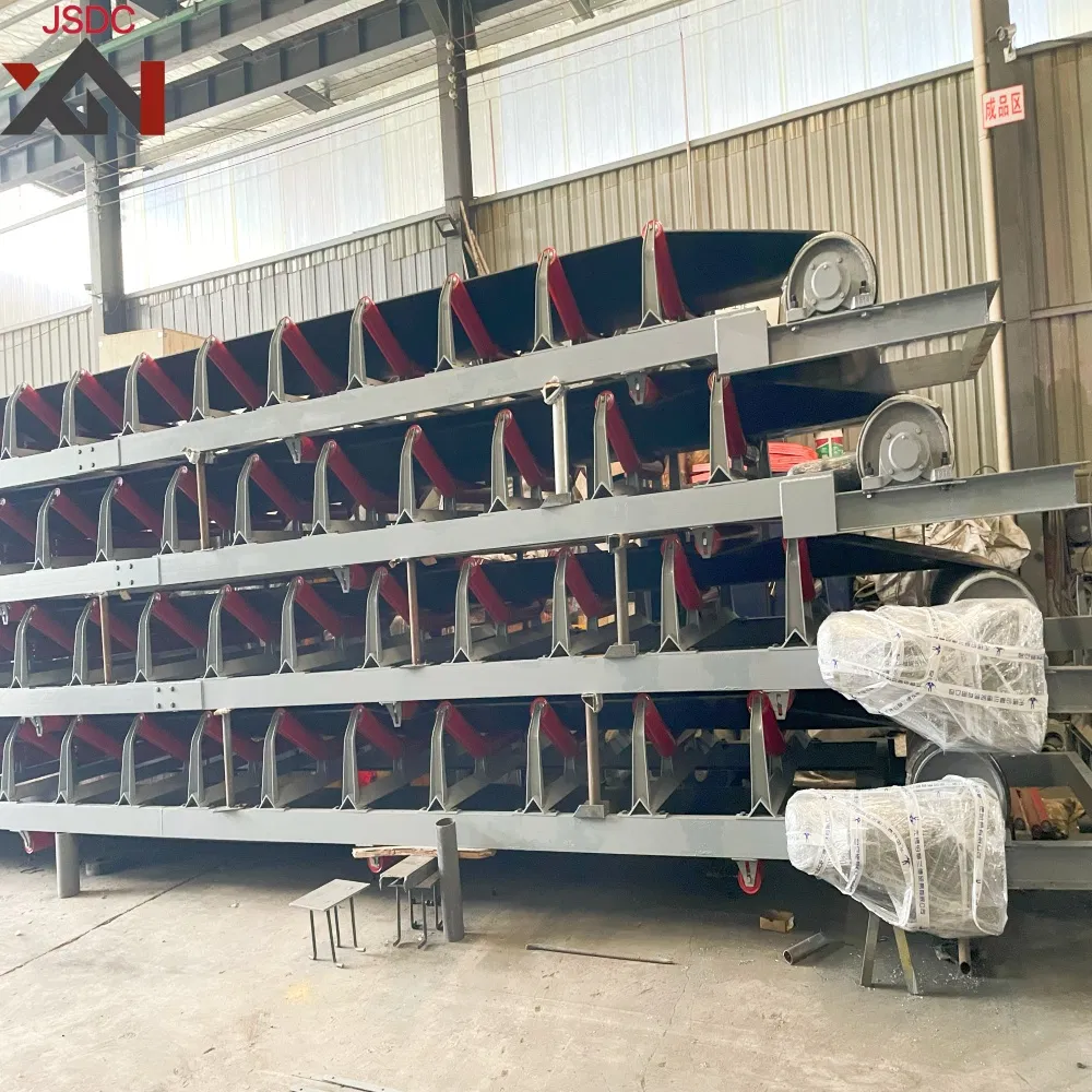 Heavy-Duty Belt Conveyor System for Streamlined Material Transport