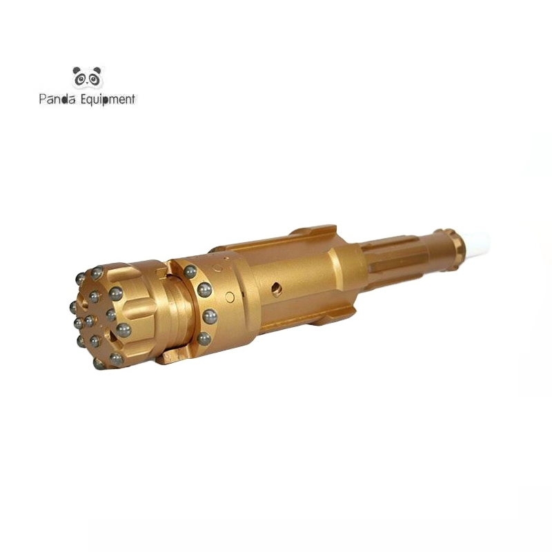 Eccentric Overburden Casing System with Three Pieces Rock Drilling Tools