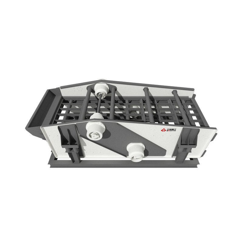 Safe and Reliable Adjustable Speed Low Power Dissipation Horizontal Vibrating Screen with Simple Structure for Mineral Processing Building Materials