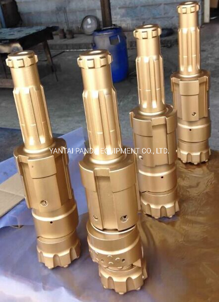 Eccentric Overburden Casing System with Three Pieces Rock Drilling Tools