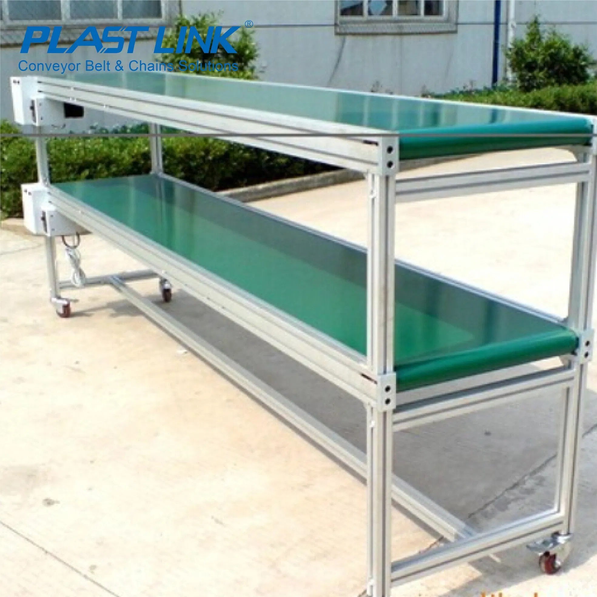 Factory Supply PVC/PU Belt Conveyor Machines for Food Assembly Line