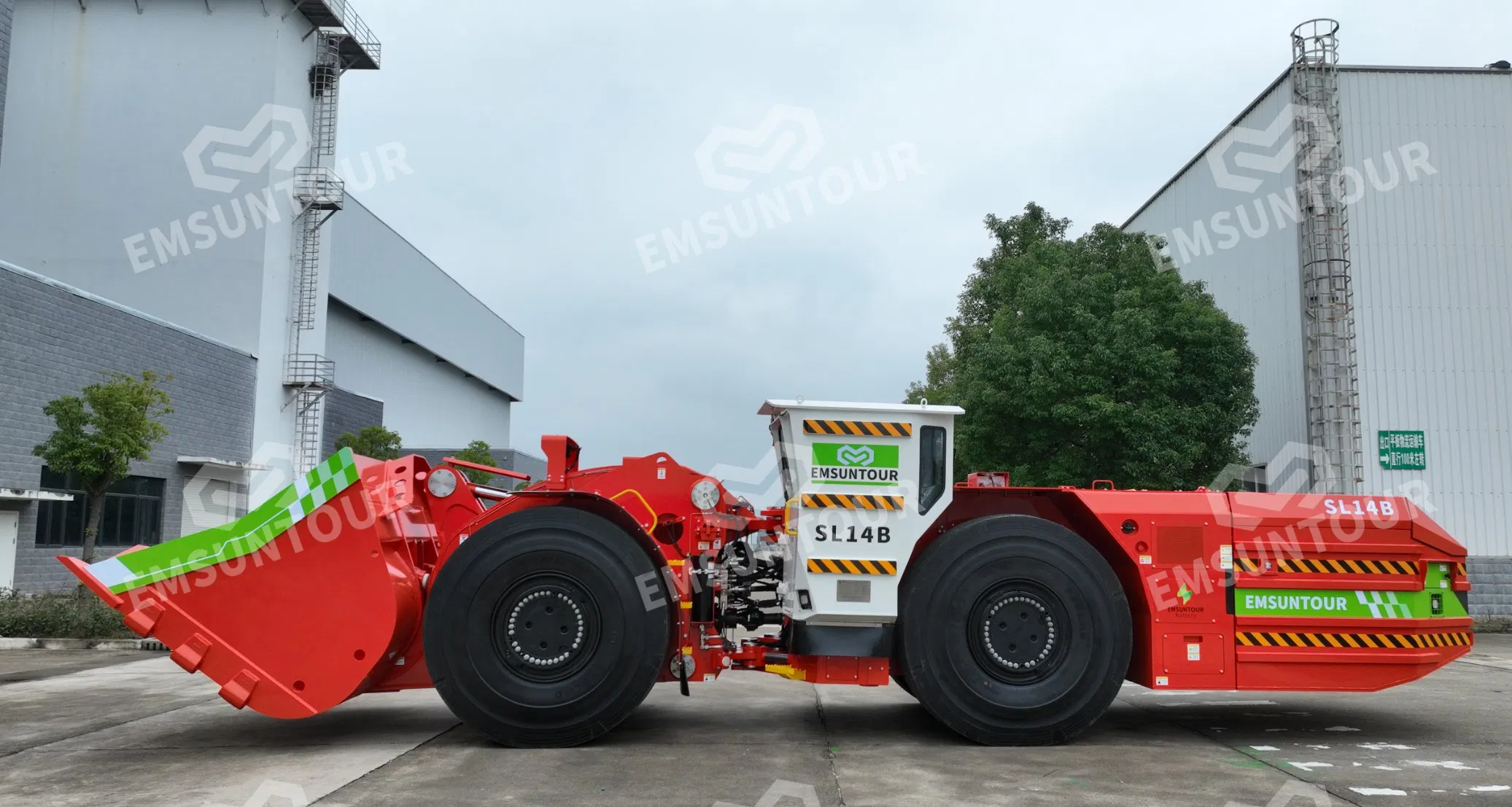 14t Underground Electric Mining Load-Haul-Dump Loader System
