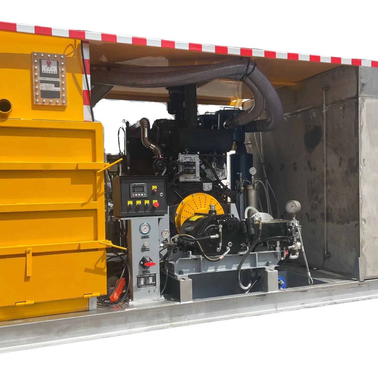 Advanced High-Pressure Water Jetting Road Marking Removal Machine System for Vehicle Recycling