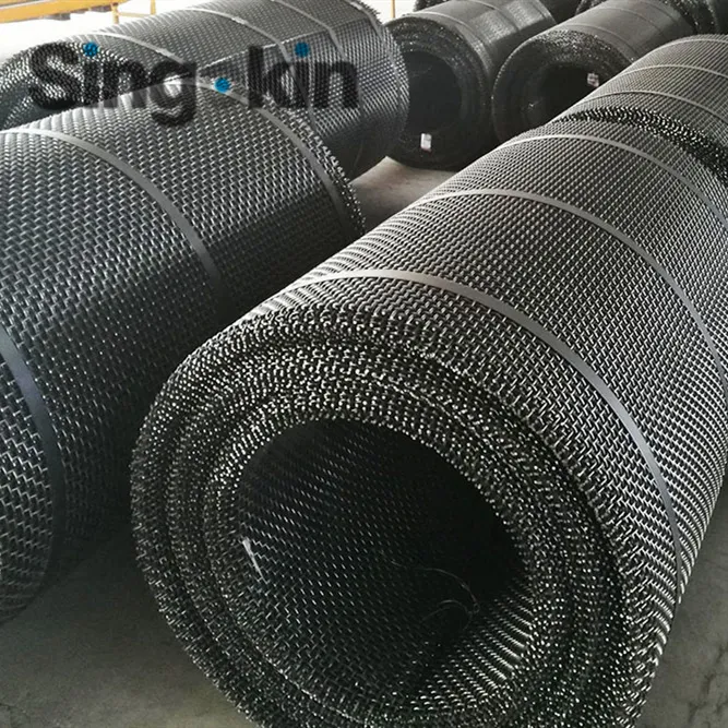 65mn Crimped Wire Mesh Vibration Screen