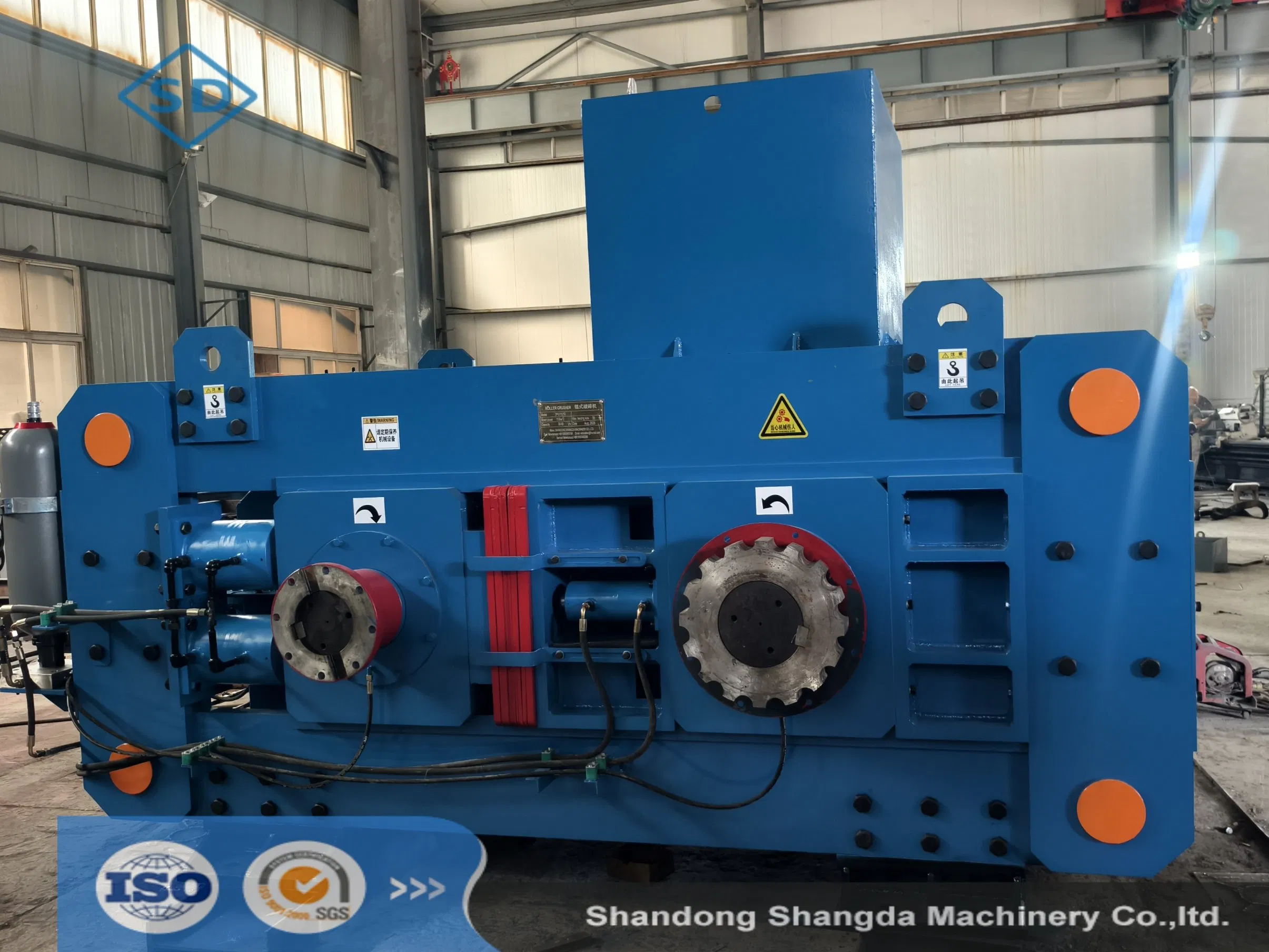 High Efficiency Roll Crusher - Anti-Block System for Mining and Quarry Plants