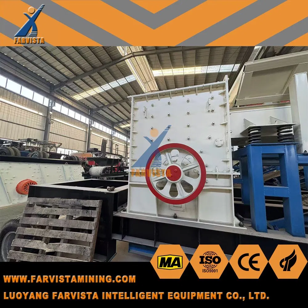 Complete Tire-Type Hammer Crushing Equipment Including Feeding and Conveying System for Aggregate Processing