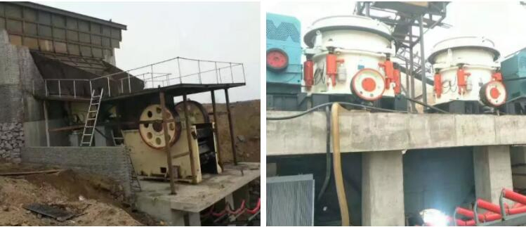 80-100tph Jaw &amp; Cone Crushing Plant Have Crushing and Screening System