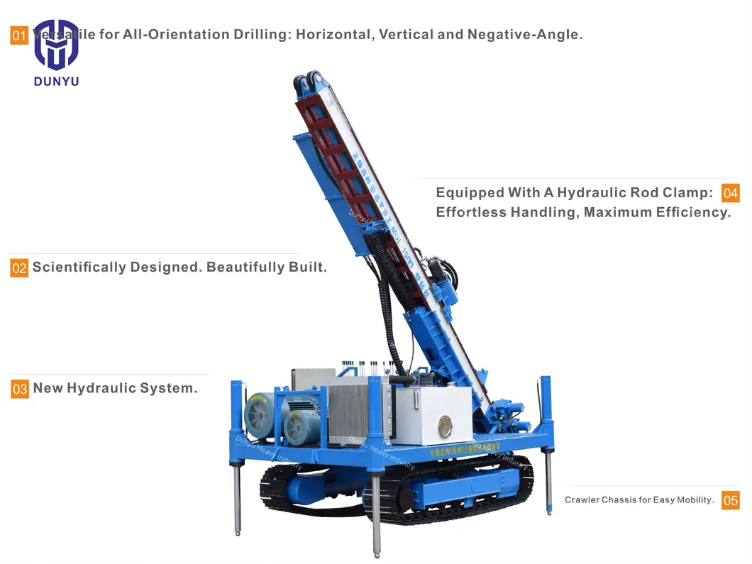 Crawler-Mounted Deep Excavation Anchor Drilling Rig