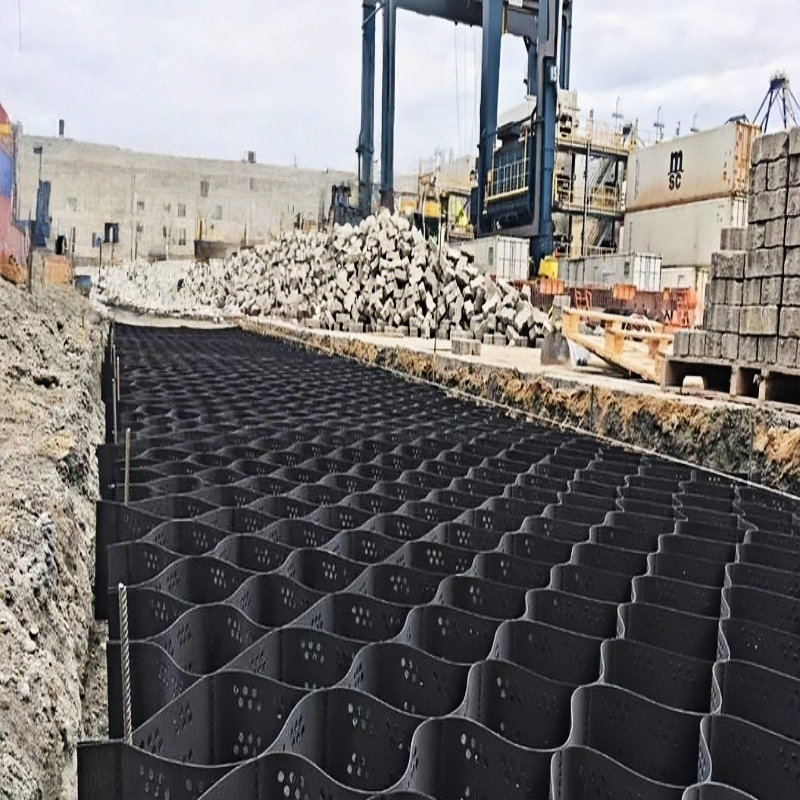 Parking Lots HDPE Plastic Pavers Grid Outdoor Earthwork Ground Reinforcement System
