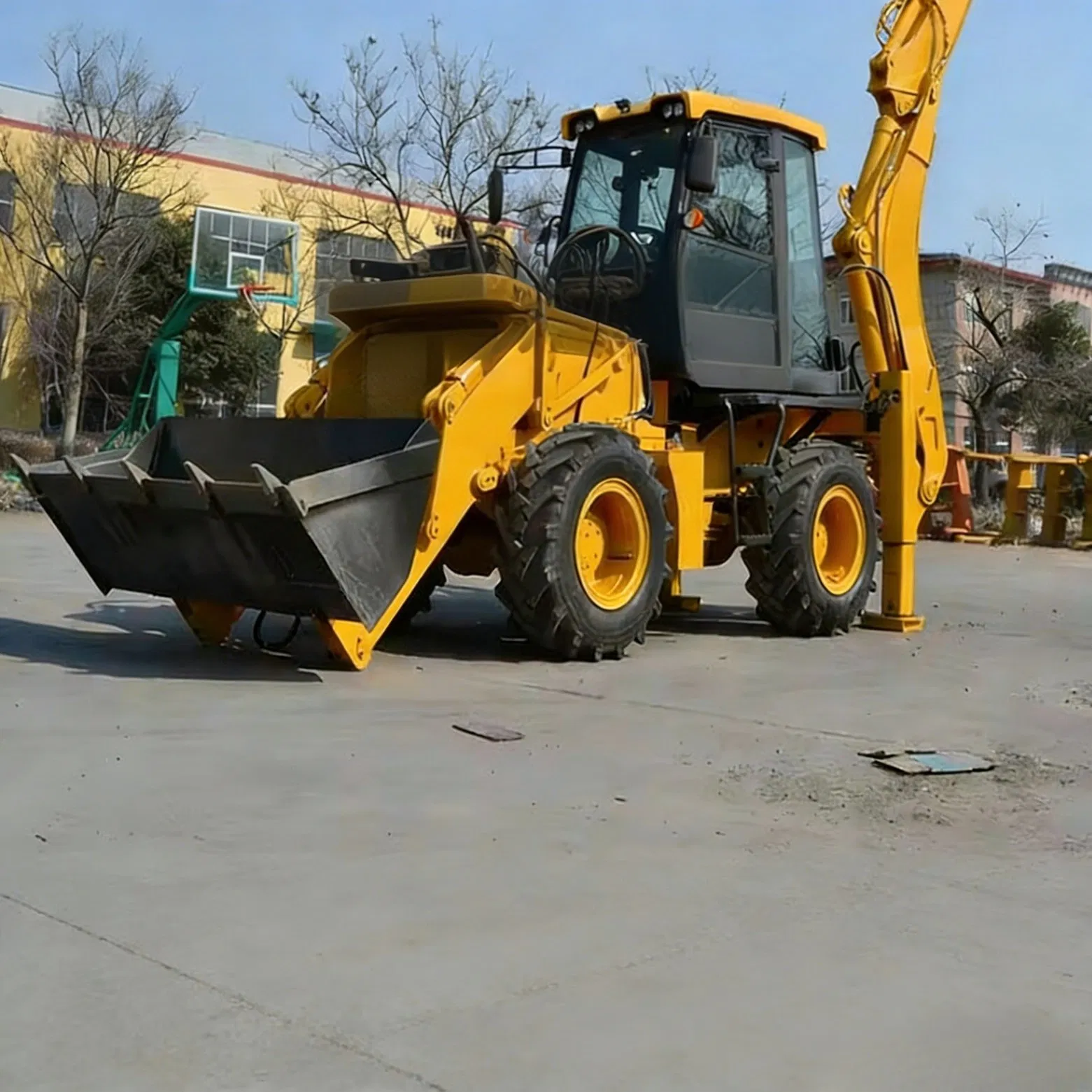 Versatile Backhoe Loader with Reverse Camera and Excavation Features Multifunctional Backhoe Loader Backhoe Loader, Backhoe Loader Backhoe 4X4 Backhoe Loader