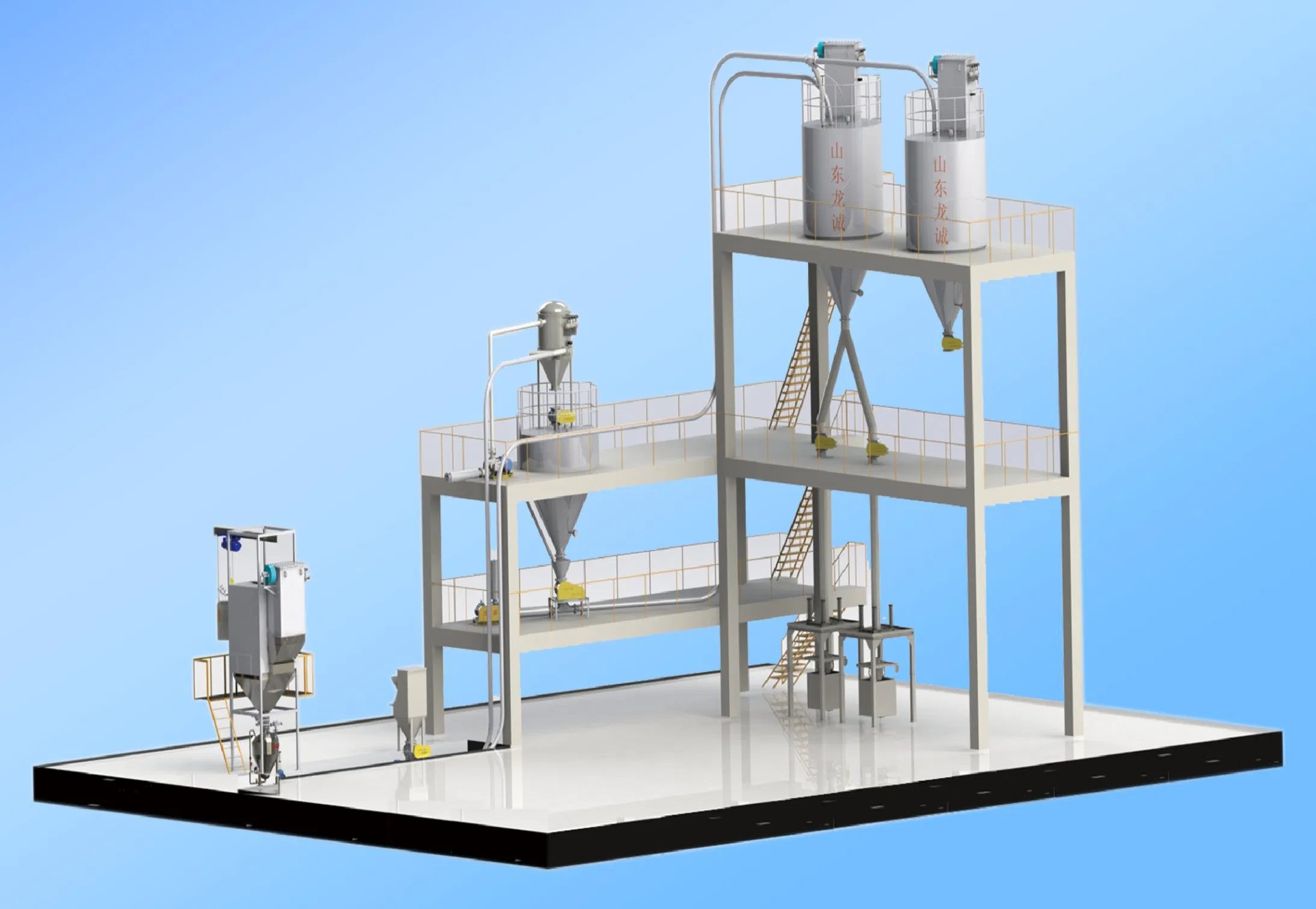 Integrated Pneumatic Conveying System for Metallurgical &amp; Construction Materials Handling
