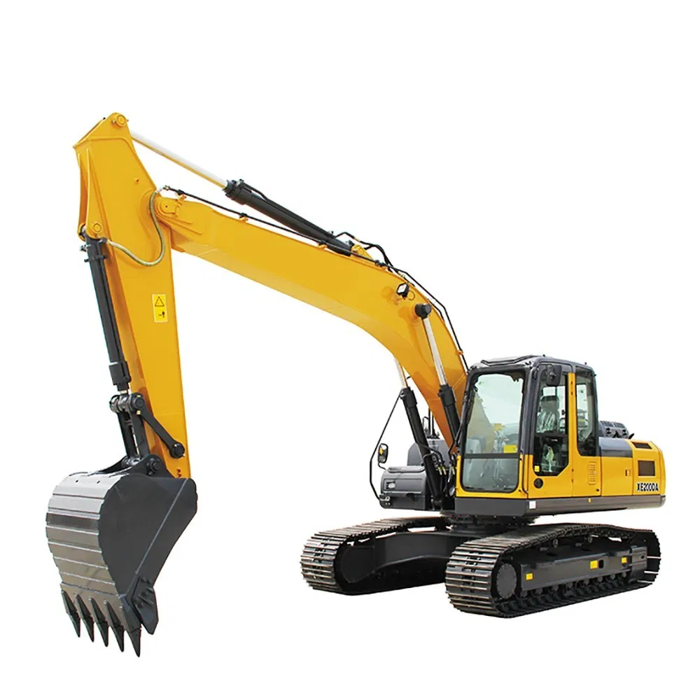 China New Construction Mini Small Wheel Backhoe Excavation Machine 20 Ton Hydraulic Track Digger Excavator Xe200da Heavy Equipment Crawler Excavator for Sale