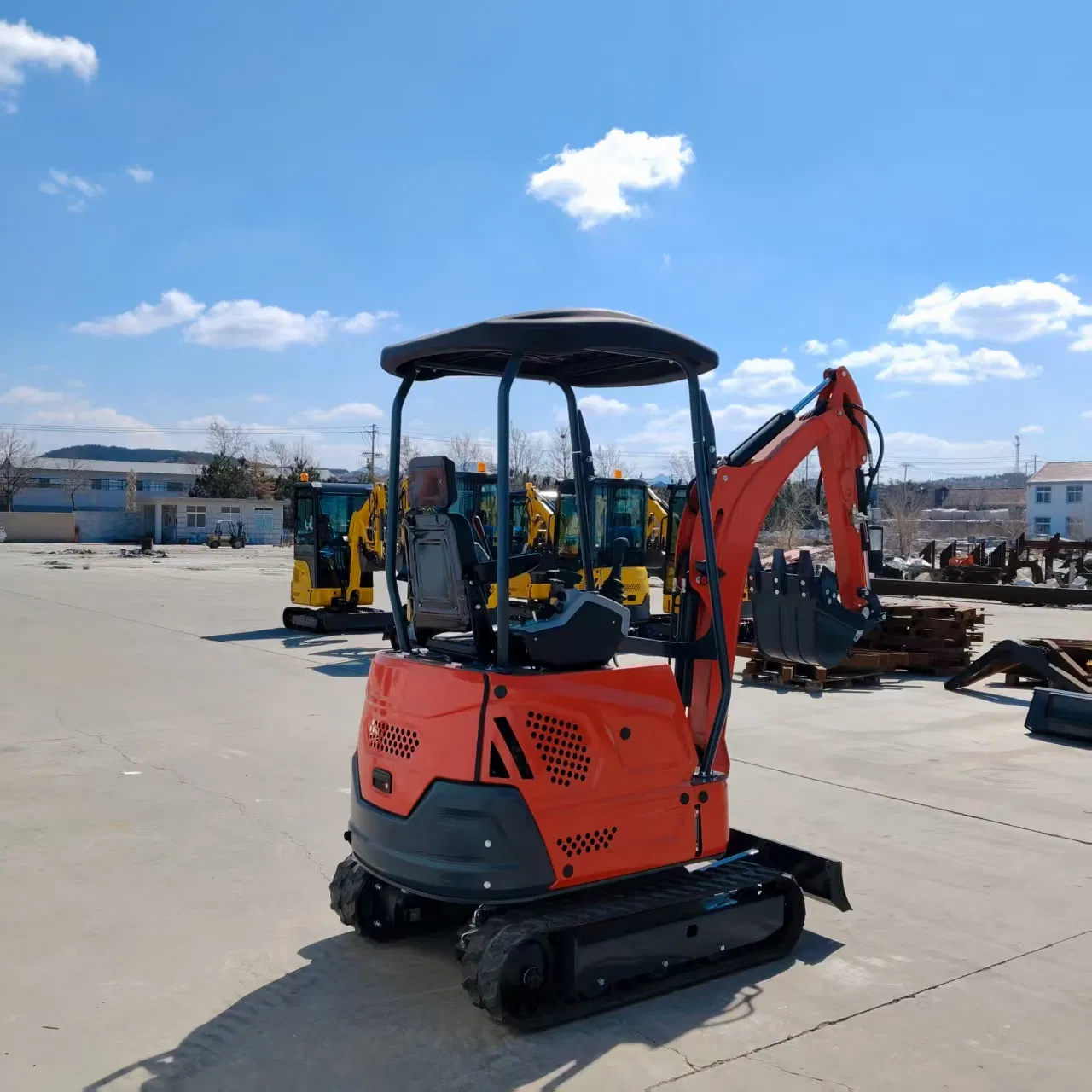 0.8ton 1ton 1.8ton 2ton Stable Reliable Powerful Hydraulic System Crawler Mini Excavator for Rough Terrain Urban Excavation/Small-Scale Projects with CE