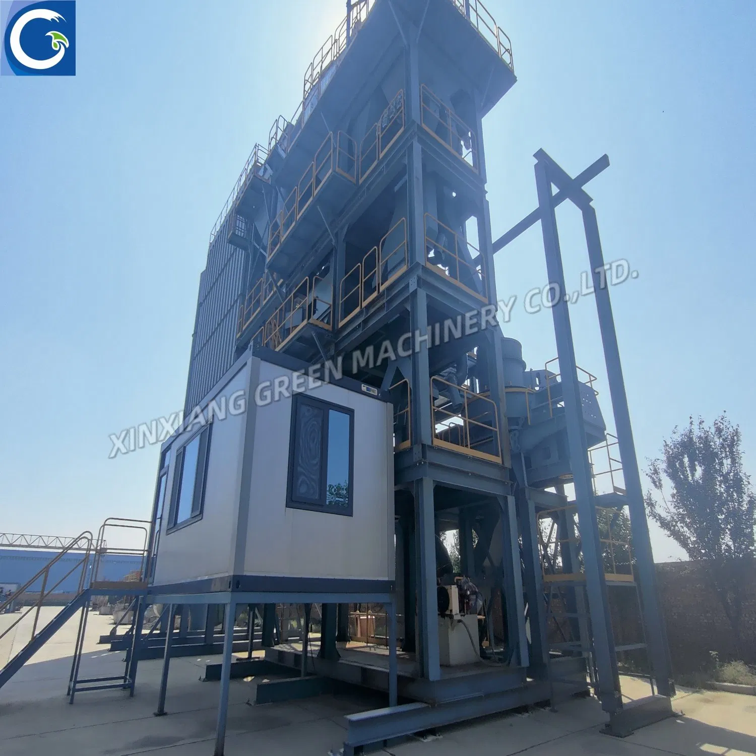 High Efficienty Sand Manufacturing Machine Tower Type Sand Making System