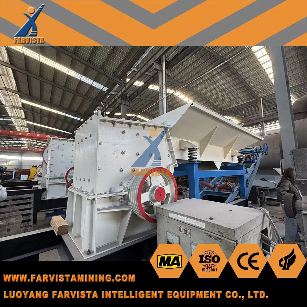 Complete Tire-Type Hammer Crushing Equipment Including Feeding and Conveying System for Aggregate Processing