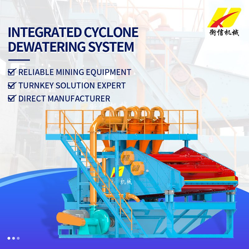 High-Performance Sand Recovery System with Superior Dewatering Technology