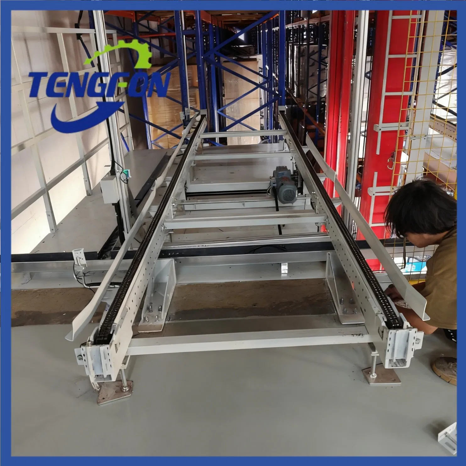 Automated Warehouse Handling System with Coordinated Equipment Operation