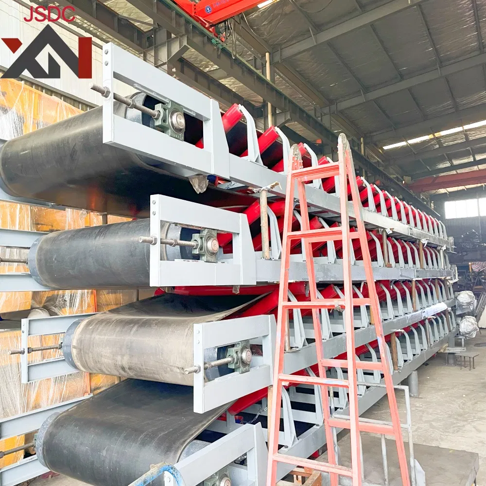 Heavy-Duty Belt Conveyor System for Streamlined Material Transport