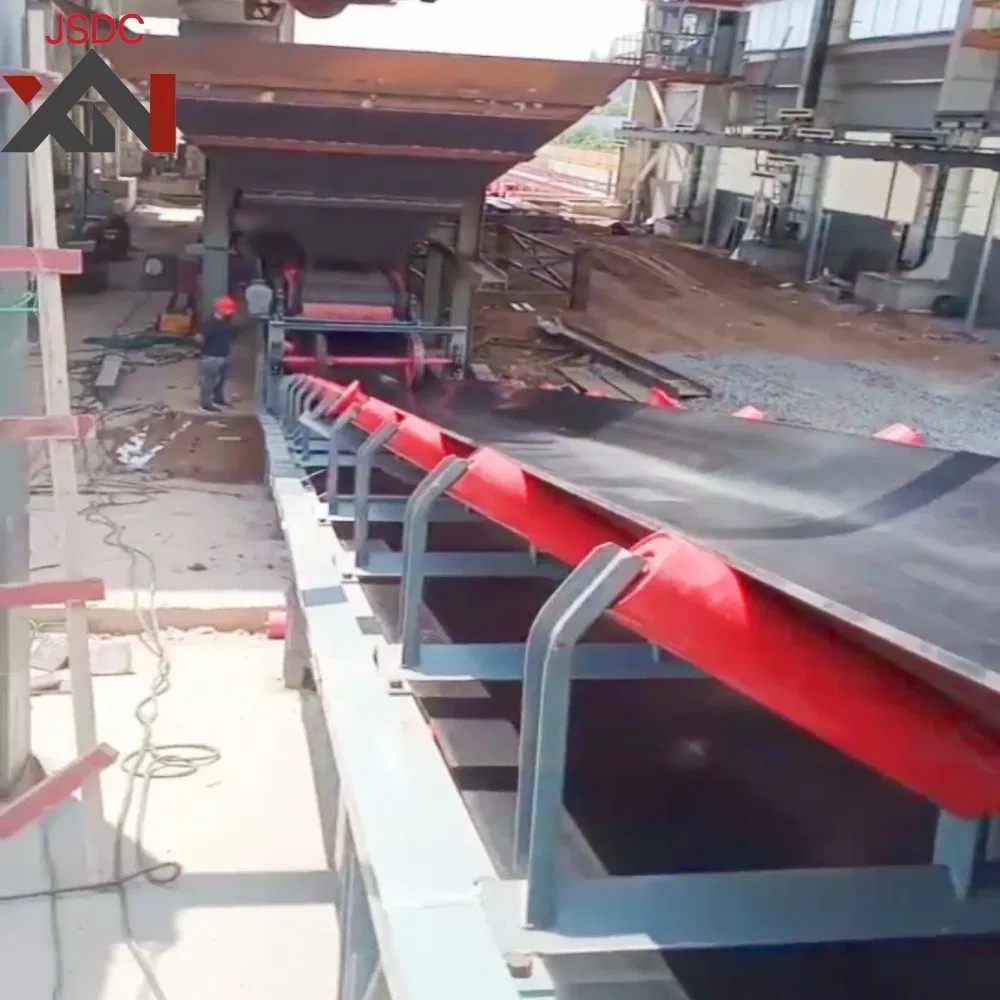 Heavy-Duty Belt Conveyor System for Streamlined Material Transport