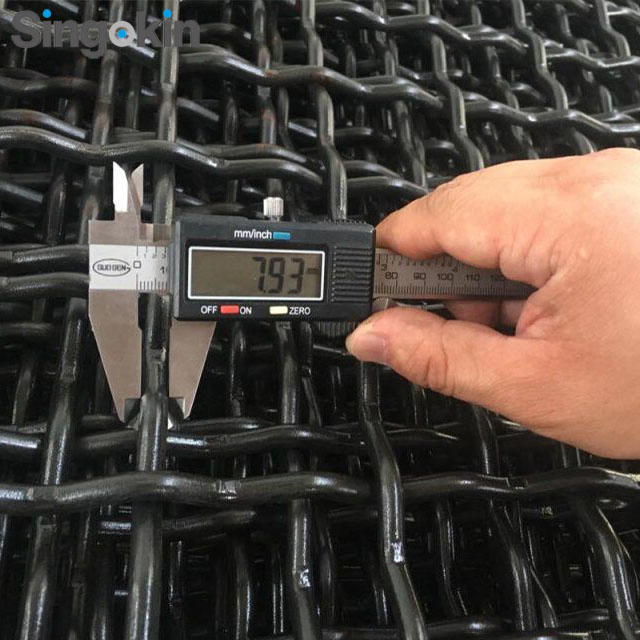 65mn Crimped Wire Mesh Vibration Screen for Mineral Powder Sieve