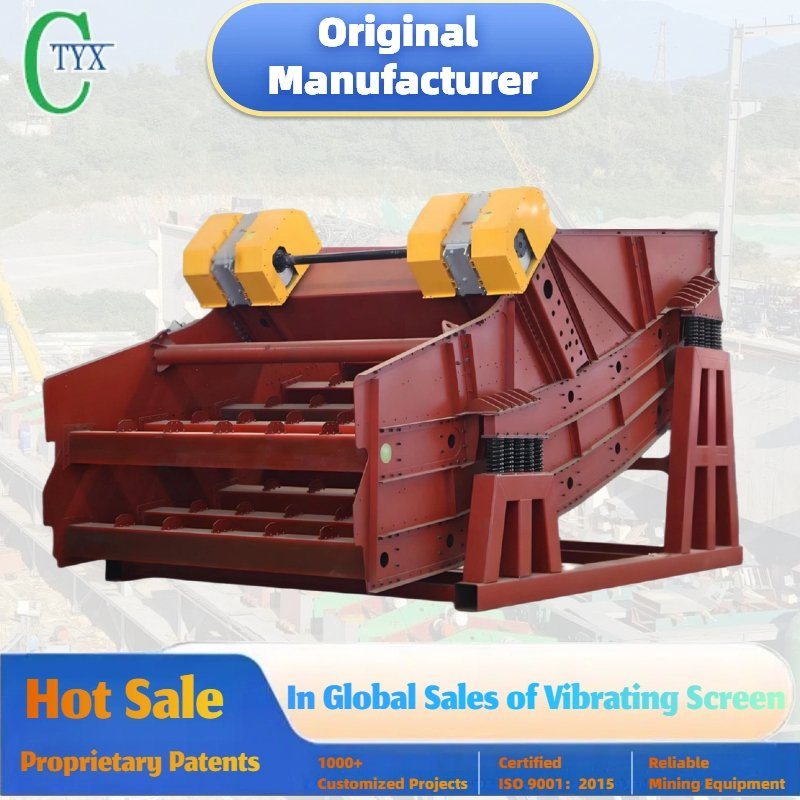 Straight Equal Thickness Screen (Banana Screen) Factory Price Sieving Equipment Mining Processing Machine Mineral Coal Vibrating Machine Linear Vibrator Sifter