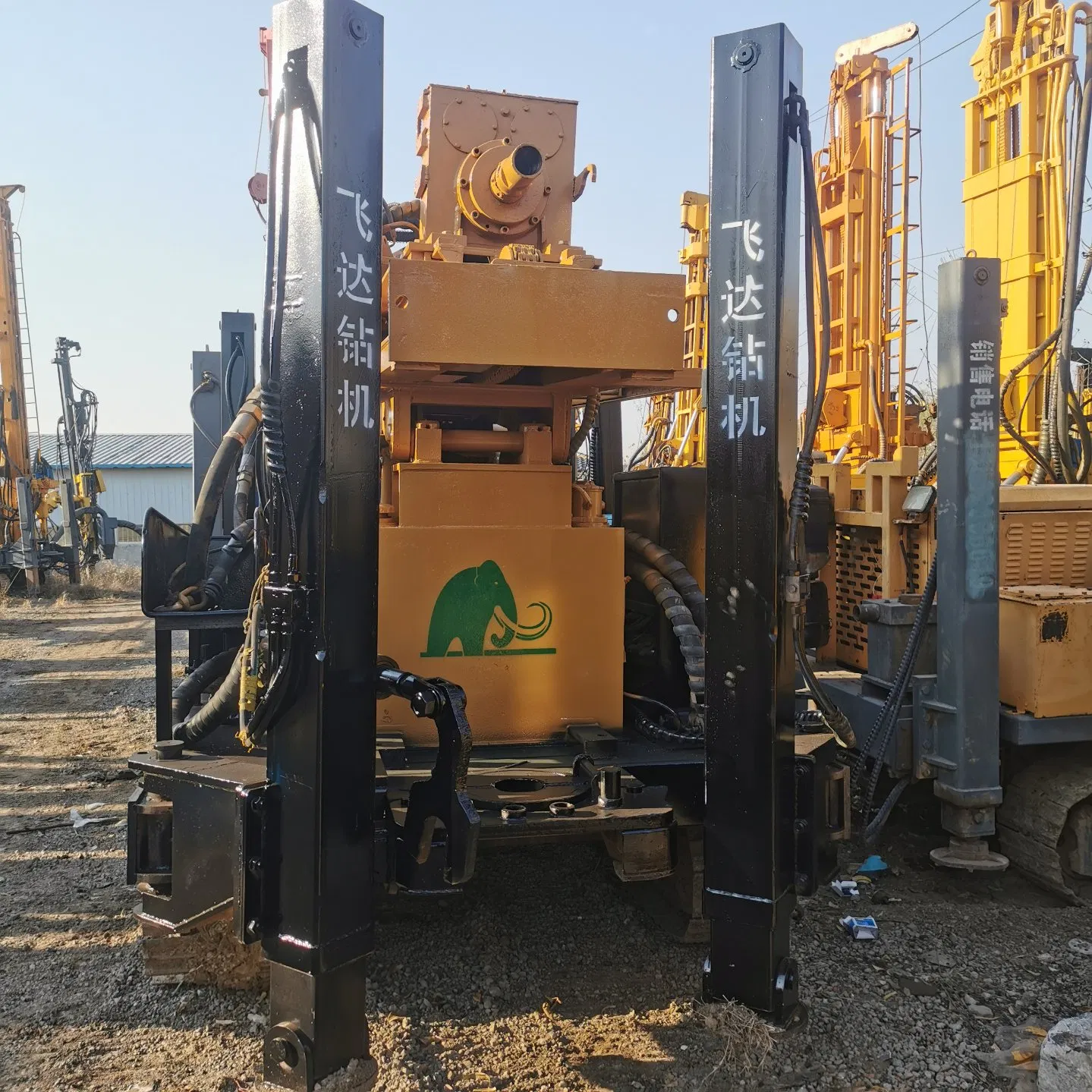 Fy350 Excavation 350 Meters Depth Water Well Borehole Drilling Rig