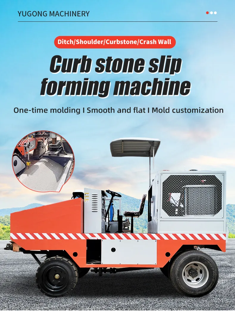 Curb Slipform Machine Construction