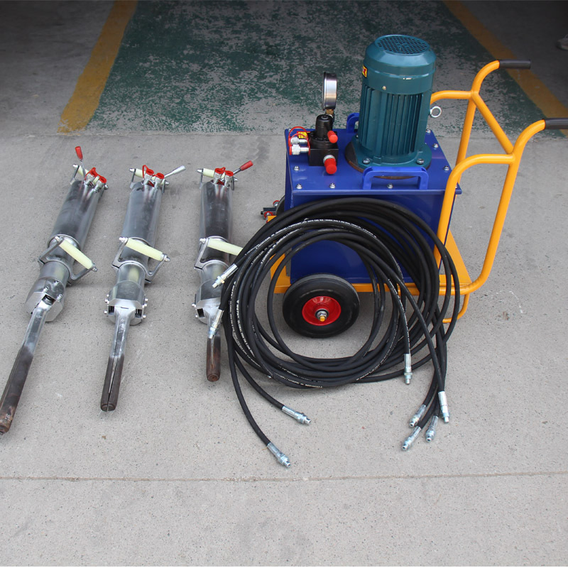 Towable Hydraulic Rock Splitters Stone Splitting Machine for Mountain Excavation