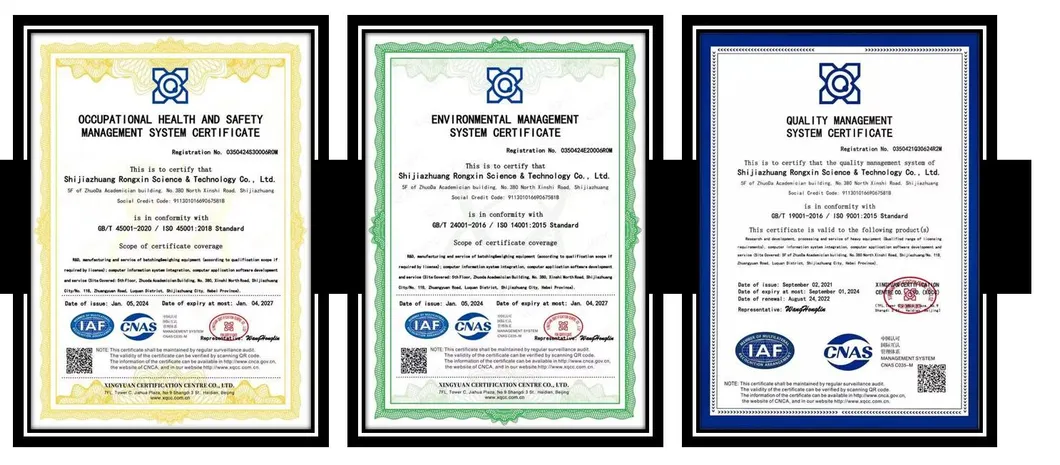 Certifications