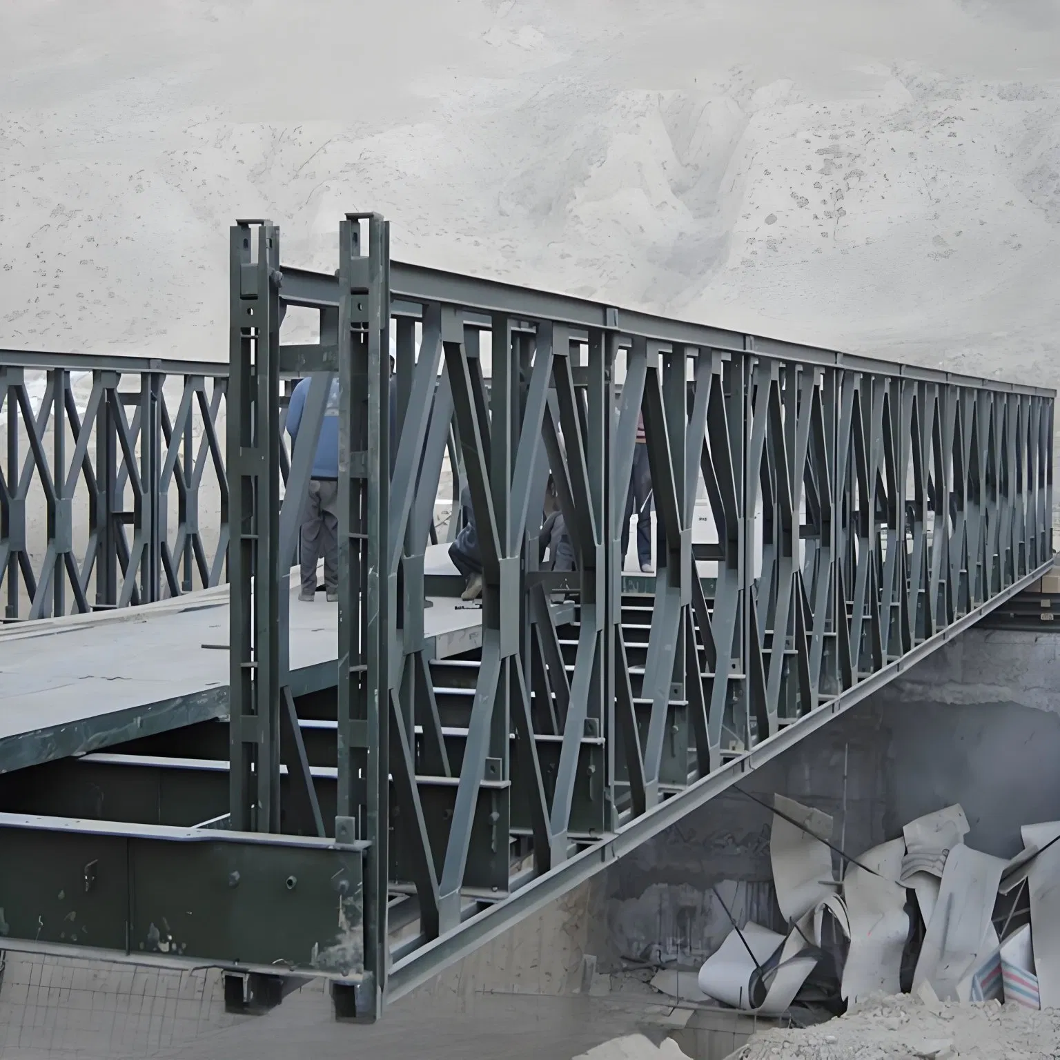 Versatile Multi-Span Solution: Continuous Bailey Bridge System for Wide River Crossings