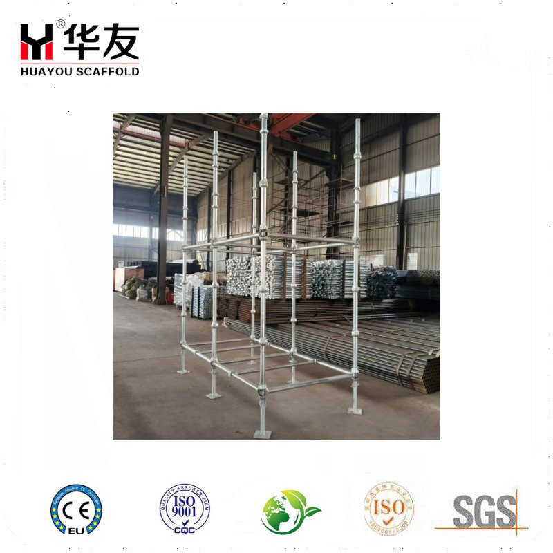 Construction Steel Scaffolding System Types of Cuplock Scaffolding Accessories for Sale
