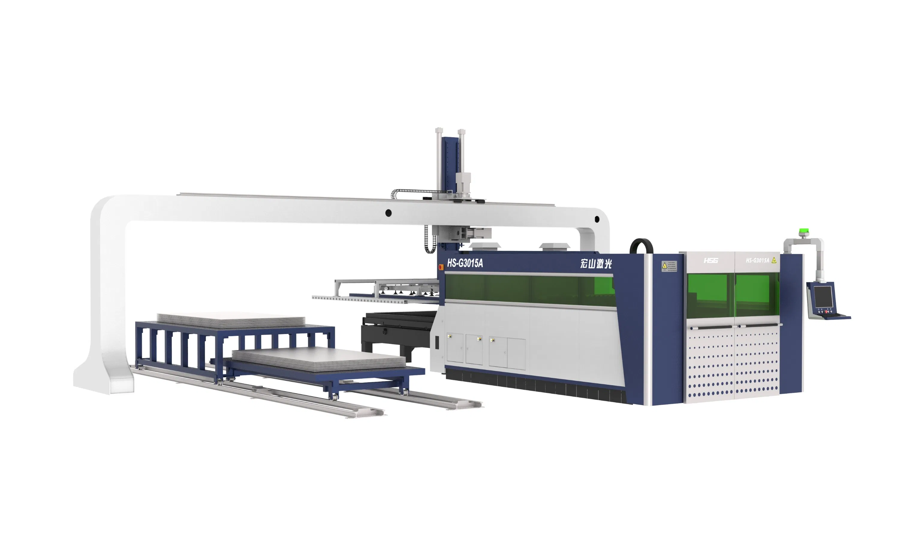 Customized Automatic Material Handling System for Industrial Laser Cutters