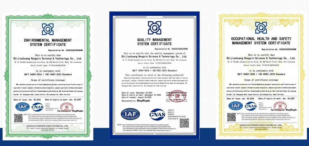 Certifications