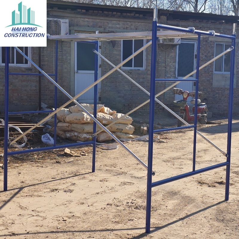 Lightweight Mobile Scaffolding System for Easy Assembly and Transport