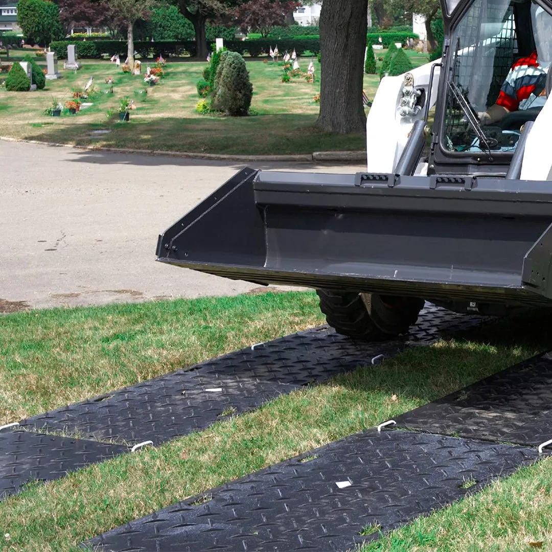 Bolt-Together HDPE Roadway System - Extra Strong Interconnection for Continuous Heavy-Duty Traffic
