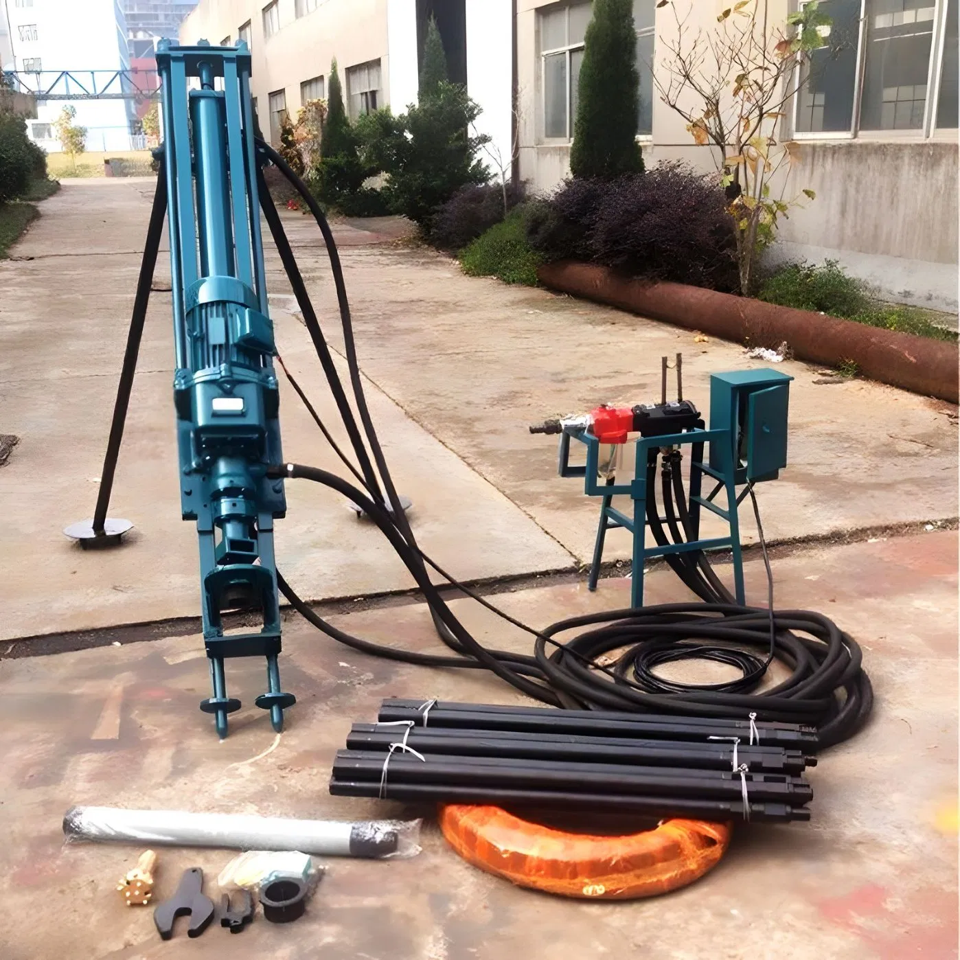 Portable Rock Drilling Machine DTH Hammer System for Underground Mining Operations