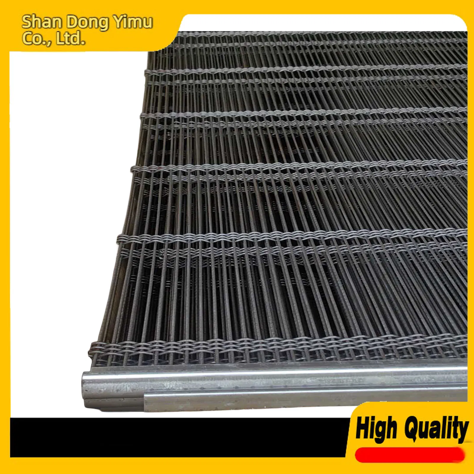 Wear Resistant Piano Wire Vibrating Screen for Mineral Processing Plants