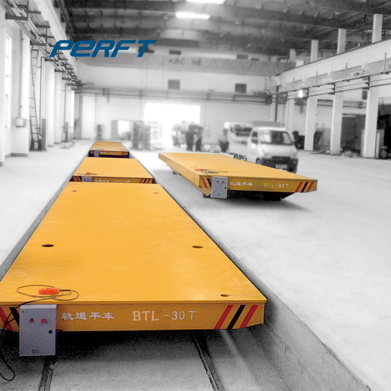 Production Line Using Rail Handing Trolley Material Transfer Equipment