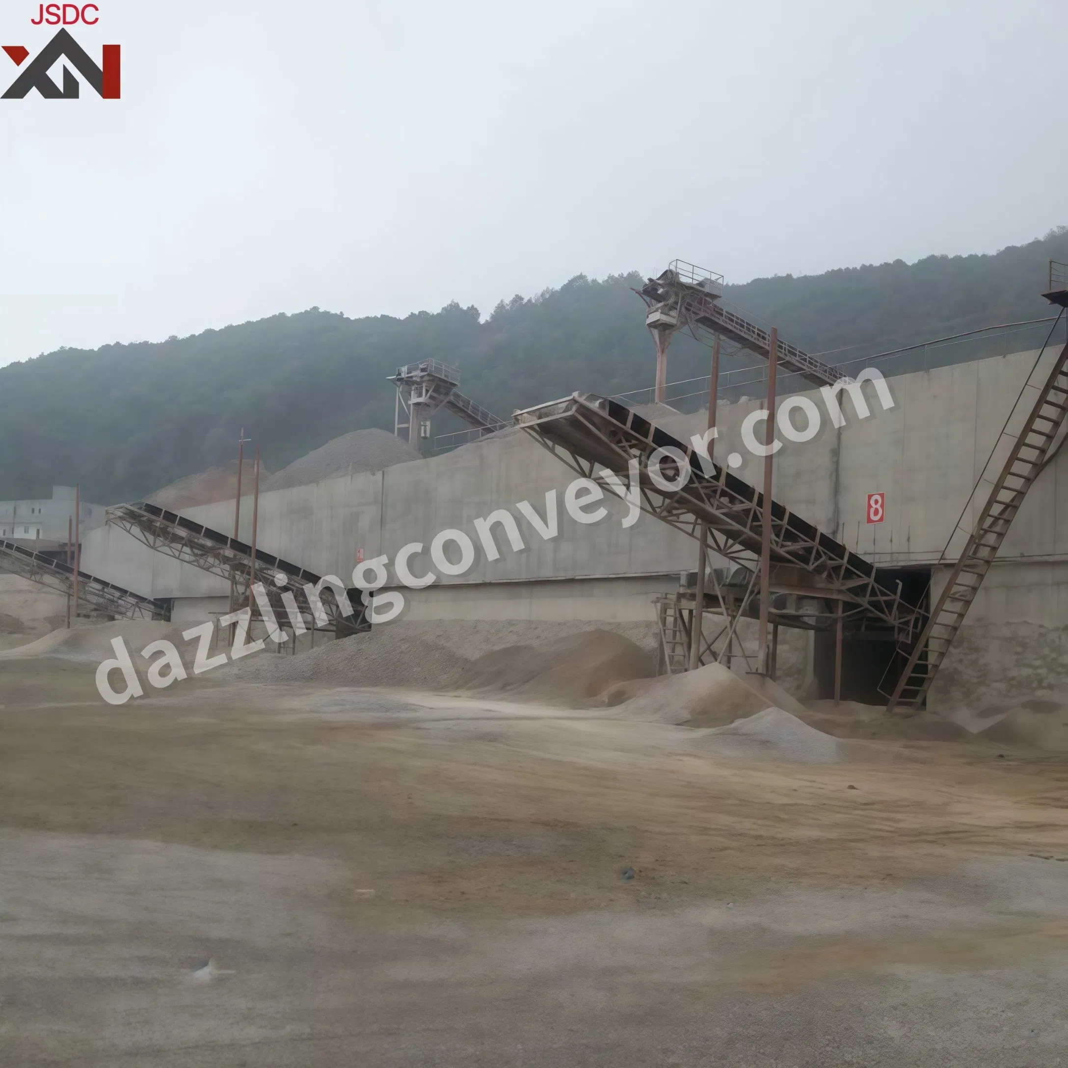 Heavy-Duty Mine Belt Conveyor - Designed for Intensive Ore Crushing &amp; Underground Mining Sites