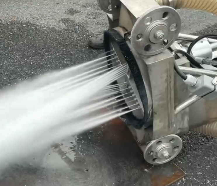 Advanced High-Pressure Water Jetting Road Marking Removal Machine System for Vehicle Recycling