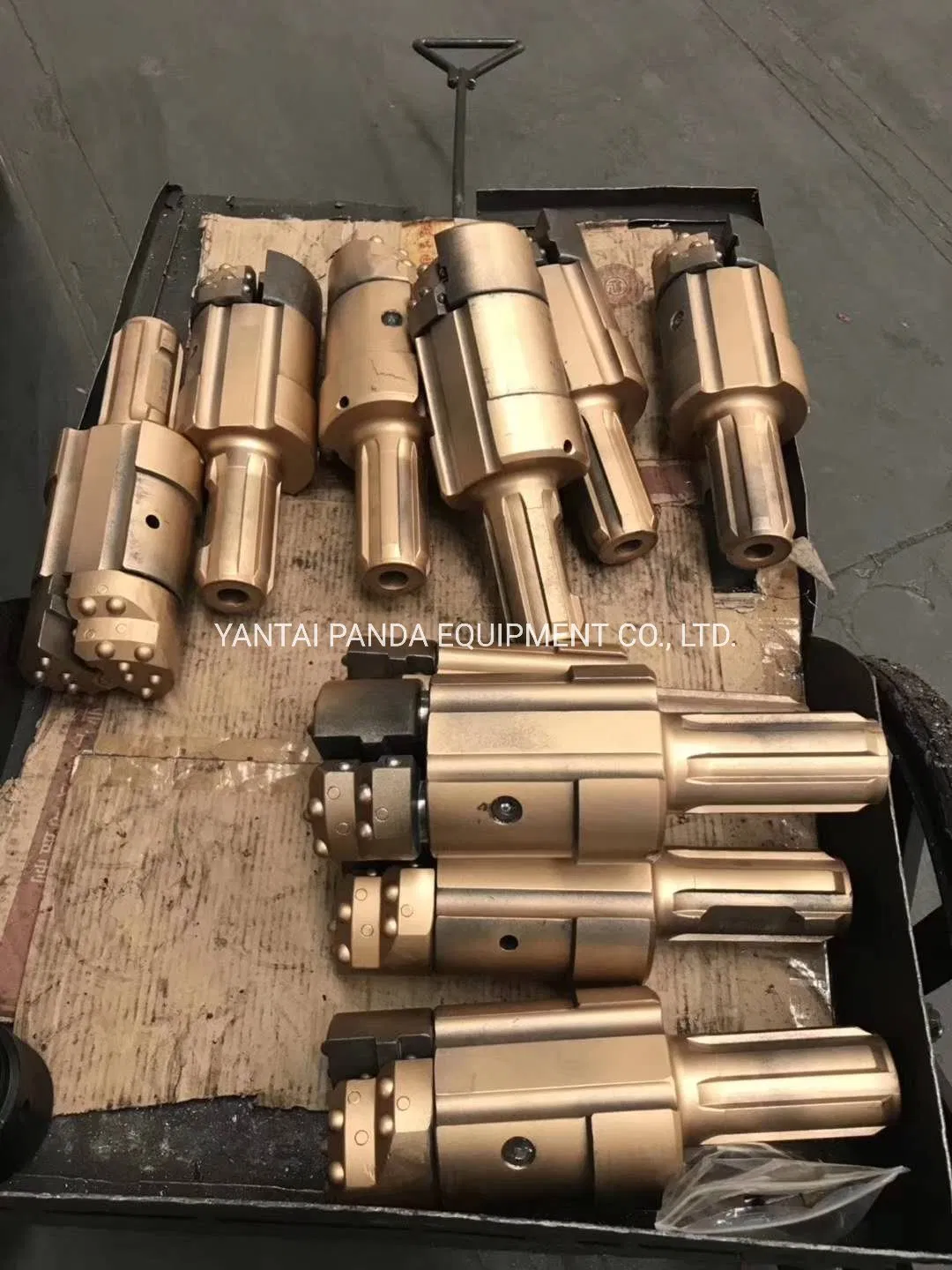 Eccentric Overburden Casing System with Three Pieces Rock Drilling Tools