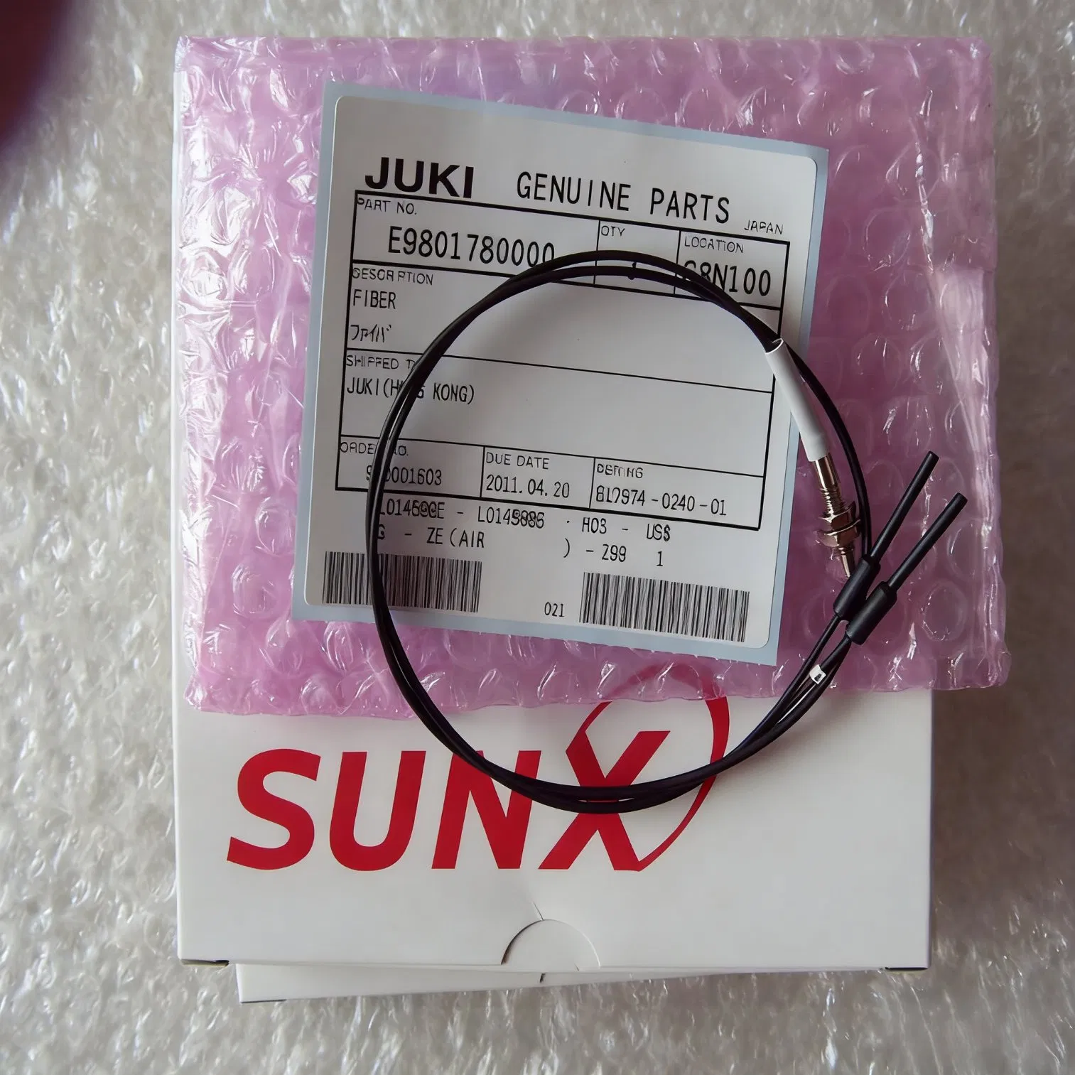 Juki Fiber Sensor E9801780000 Optical Detection System